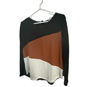 Color block sweater